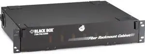 Black Box Rackmount Fiber Enclosure - 2U, 6-Panel