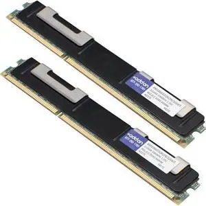 AddOn AM1066D3QRLPR-16G x2 JEDEC Standard Factory Original 32GB DDR3-1066MHz Registered ECC Quad Rank 1.35V 240-pin CL7 RDIMM