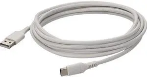 AddOn 3m 9.8ft USB C Male to USB A 2.0 Male Sync and Charge Cable White