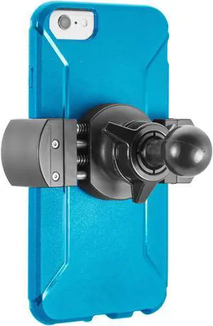 iBOLT Roadvise XL Holder w/ 25mm / 1-inch Ball for for All Industry Standard 1 inch / 25 mm mounts- Works w/Smartphones, Midsize Tablets, from 2.75 inches to 5 inches Wide