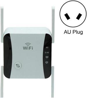 KP1200 1200Mbps Dual Band 5G WIFI Amplifier Wireless Signal Repeater, Specification:AU Plug