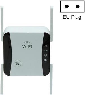 KP1200 1200Mbps Dual Band 5G WIFI Amplifier Wireless Signal Repeater, Specification:EU Plug