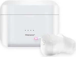 Digital Hearing Aids Rechargeable SR101 Audifonos 10 Channels Hearing Device 5 Colours Hearing Amplifier for Elderly White-Right
