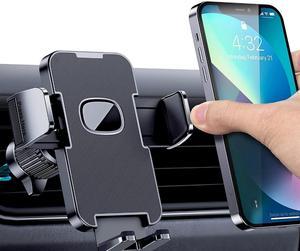 Car Vent Phone Mount for Car [Military-Grade Hook Clip] Phone Stand for Car [Thick Cases Friendly] Air Vent Clip Cell Phone Holder for Smartphone, iPhone, Automobile Cradles Universal