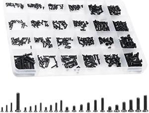 480Pcs Black Laptop Notebook Computer Replacement Screws Kit for Lenovo Toshiba Gateway Samsung HP IBM Dell Sony Acer Asus SSD Hard Disk SATA