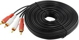 30 FT RCA Stereo Audio Cable 2 RCA Male to 2 RCA Male, 10 Meters