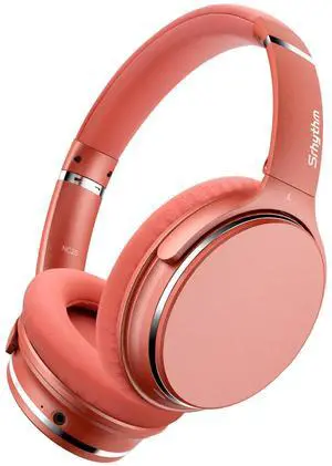 Srhythm NC25 Active Noise Cancelling Headphones Bluetooth 5.3,ANC Stereo Headset Over-Ear with Hi-Fi,Mic,50H Playtime,Voice Assistant,Low Latency Game Mode Orange Srhythm NC25 Active Noise Cancelling Headphones Bluetooth 5.3,ANC Stereo Headset Over-Ear with Hi-Fi,Mic,50H Playtime,Voice Assistant,Low Latency Game Mode Orange