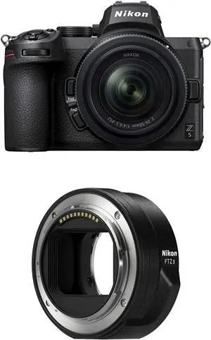 Nikon Z 5 w/NIKKOR Z 24-50mm f/4-6.3 with Nikon Mount Adapter FTZ II