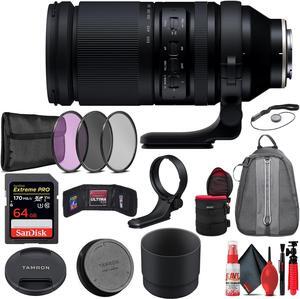 Tamron 150-500mm f/5-6.7 Di III VXD Lens for Sony with Accessories (INT Model)