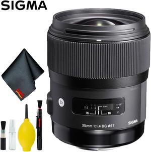 Sigma 35mm f/1.4 DG HSM Art Lens for Nikon F (Intl Model) Standard Kit