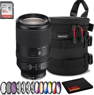 Sony FE 70-300mm f/4.5-5.6 G OSS Lens (Intl Model) Accessory Kit