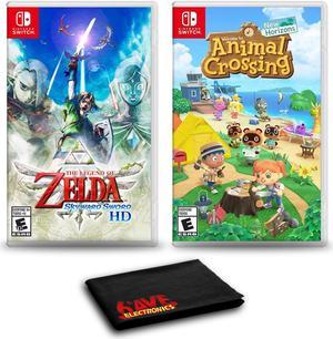 The Legend of Zelda Skyward Sword HD and Animal Crossing New Horizons  Two Game Bundle For Nintendo Switch