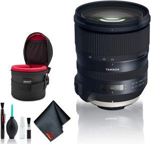 Tamron SP 24-70mm f/2.8 Di VC USD G2 Lens for Nikon F - Deluxe Bundle
