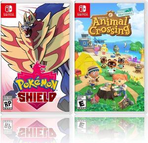 Nintendo Pokemon Shield Bundle with Animal Crossing New Horizons