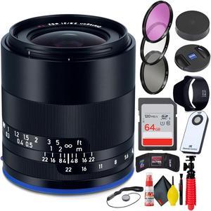 Zeiss Loxia 21mm f/2.8 Lens for Sony E Mount + 64 GB SD Card Bundle