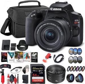 Canon EOS Rebel T100 / 4000D DSLR Camera with 18-55mm Lens Extreme Mountain Bundle