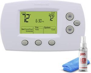 Honeywell TH6220 FocusPro 6000 5-1-1 Programmable Heat Pump Thermostat Bundle
