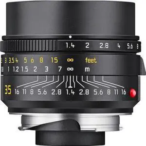 Leica 35mm f/1.4 Summilux-M ASPH Lens, Black