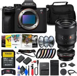 Sony a7R V Mirrorless Camera + Sony FE 35mm Lens   + 64GB Card + Filter Kit + More
