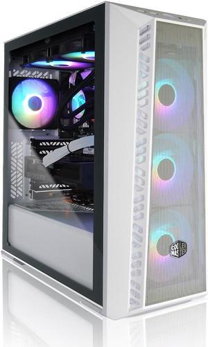 AVGPC Quiet Series Gaming PC -Intel i9 11900KF Max Boost 5.3 GHz, RTX 4080 16GB, 32GB 3600MHz DDR4, 1TB NVME M.2 SSD, 360MM AIO Liquid Cooling, ARGB Fans, Wifi/AC, MB520 style Case, Windows 11 White