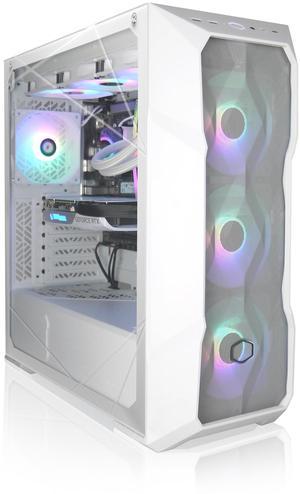 AVGPC Blizzard Gaming PC - AMD Ryzen 7 7800X3D, Radeon RX 9070 XT 16G, 32GB 6000MHz DDR5, 2TB NVME M.2 SSD, 360mm Liquid Cooler, ARGB Fans, Wifi/AC, White Case, Windows 11