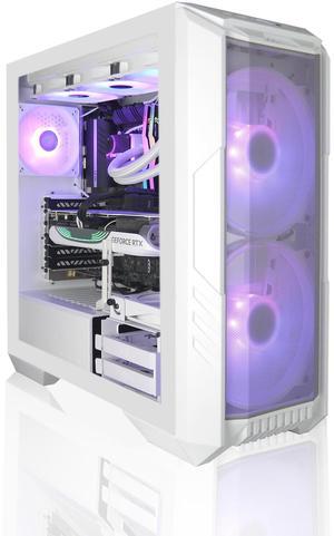 AVGPC FrostFire Creator Gaming PC AMD Ryzen 9 9900X3D, NVIDIA GeForce RTX 5080, 2TB nVME, 64GB RAM DDR5, 360mm Liquid Cooling, Win 11 Pro, White