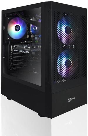 AVGPC Max Gaming PC - AMD RYZEN 7 5700X 8-Core, Nvidia GeForce RTX 5060, 32GB RAM, 1TB M.2 NVMe SSD, AIO CPU Liquid Cooler Windows 11 Black