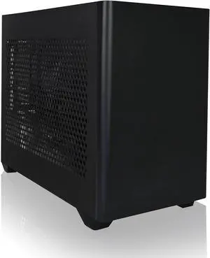 AVGPC Mini-X Gaming PC - Ryzen 7 5700X CPU, Nvidia Geforce RTX 5060 TI 8G GPU, 32GB RAM, 1TB NVME M.2 SSD, Heat-Pipe Cooler, ARGB Fans, Wifi/AC, mini Case, Windows 11 Black