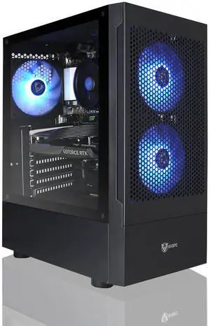 AVGPC Max Gaming PC - Intel I5 11400F, Nvidia GeForce RTX 5060, 16GB RAM, 1TB M.2 NVMe SSD, Windows 11 Home Black