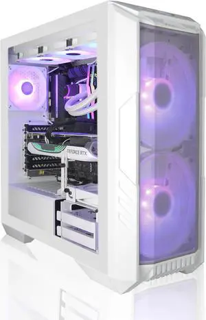 AVGPC FrostFire AI Workstation System AMD Ryzen 9 9950X CPU; AMD Radeon AI Pro R9700 - 32GB GDDR6; 64GB DDR5-6000MHz RAM; 2 TB Gen 5 M.2 NVMe SSD; Win 11 Pro