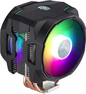 Cooler Master MasterAir MA610P ARGB CPU Air Cooler - with Addressable RGB Controller, Dual SickleFlow 120mm ARGB Fan, 6 CDC Heatpipes, ARGB LED Top Cover