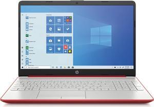 HP 15-DW1081WM 15.6" HD Notebook Intel Pentium Gold 6405U 2.4GHz 4GB RAM 500GB HDD Win10H, Scarlet Red