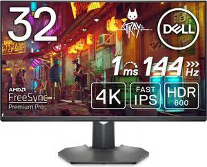 Dell G3223Q 32" 4K (3840x2160) LED FreeSync Monitor, Black Dell G3223Q 32" 4K (3840x2160) LED FreeSync Monitor, Black
