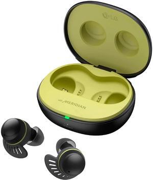 LG TONE Free True Wireless Bluetooth Sports Earbuds TF8 - with Uvnano Charging Case, IP67 Dust and Water Resistance, Black