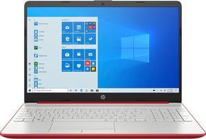 HP 15-dw0083wm 15.6" HD 4GB RAM 128GB SSD Laptop, Scarlet Red