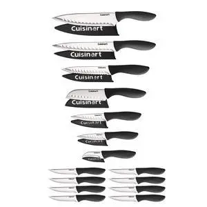 Cuisinart Stainless Steel 22-Piece Cutlery Set, C77SS-22PKS, Silver