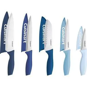 Cuisinart C3-10BO Advantage 10pc Cutlery Set Steel Steak Kitchen Knife, Multi