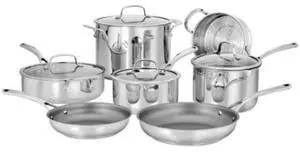 Cuisinart Forever Stainless Collection 11-pc. Cookware Set, Silver