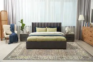 Hand Knotted Wool Charcoal Traditional Classic Modern Knot  Rug, Made in India