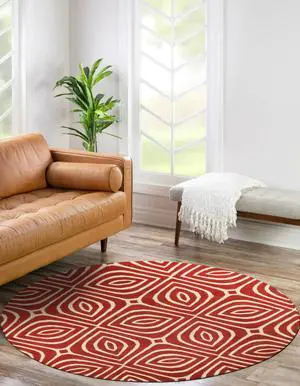 Marla Geometric Hand-Tufted Wool Rug