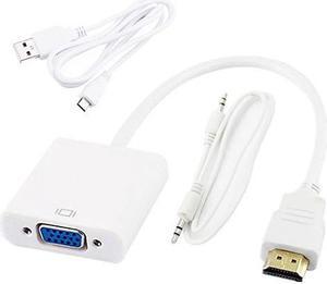 HDMI-Compatible to VGA Adapter Male To Famale Converter for PS4 1080P HDMI-VGA Adapter Use Video Audio Cable Jack For PC TV BoxLength: <=0.5m (0.5m and below)
Color: Green (with audio power)
