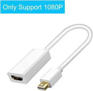 BESIUNI 1.11M Thunderbolt Displayport Mini Display Port DP to HDMI-compatible Male Adapter cable For Apple Macbook Mac AirLength: 1.8m
Color: Grey (MINIDP TO HDMI F)