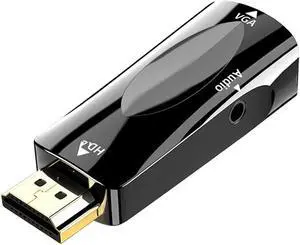 HDMI-compatible to VGA Adapter Converter HD Female to VGA Male Audio Cable 1081P for PC Laptop TV Monitor ProjectorLength: <=0.5m (0.5m and below)
Color: Red (red)
