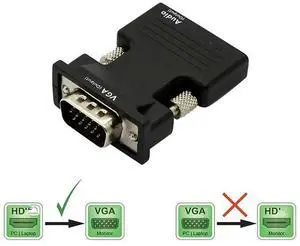 VGA to HDMI-compatible Converter Adapter with USB Power audio 3.8mm for PC Laptop TV Box Computer Display ProjectorLength: <=0.5m (0.5m and below)
Color: blue (hd to vga type1)