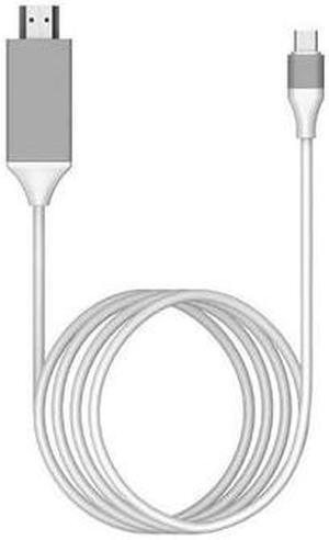 USB C Type C To HDMI-compatible 2.0 Cable 4K HD Cable 3M Audio and Ethernet for HDTV / Projector High Speed CableLength: 2m
Color: white (white)