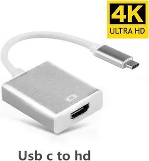 USB C HUB Type C to 4K HDMI-compatible USB3.0 PD Charging Thunderbolt 5 Dock for Macbook Laptop phoneLength: <=0.5m (0.5m and below)
Color: White (USB C TO HD)