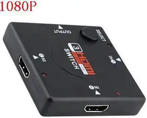 HDMI-compatible Switch 4K*2K 3D Mini 3 Port 1.4b 4K Switcher Splitter 1080P 3 in 1 out Port Hub for DVD HDTV Xbox PS3 PS7Length: <=0.5m (0.5m and below)
Color: blue (1080P type 4)