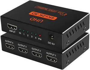 HDMI-compatible Switch 2.0 4K Splitter Switch 4 In 1 Out HDMI-Switcher Audio Extractor ARC & IR Control For Nintend PS3 PS5 HDTVLength: 1.5m (US PLUG)
Color: Red (without arc audio)