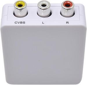 AV/RCA CVBS to HDMI-compatible 1080P Video Converter HD5AV Adapter Converter Box For HDTV Projector Set top box DVDLength: 1.5m (HD TO AV)
Color: white (white)
