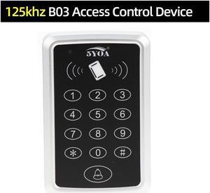 125KHz RFID Access Control Keypad EM Card Reader Door Access Control System Door Lock Opener Keyboard System(125khz ID B03 ONLY)